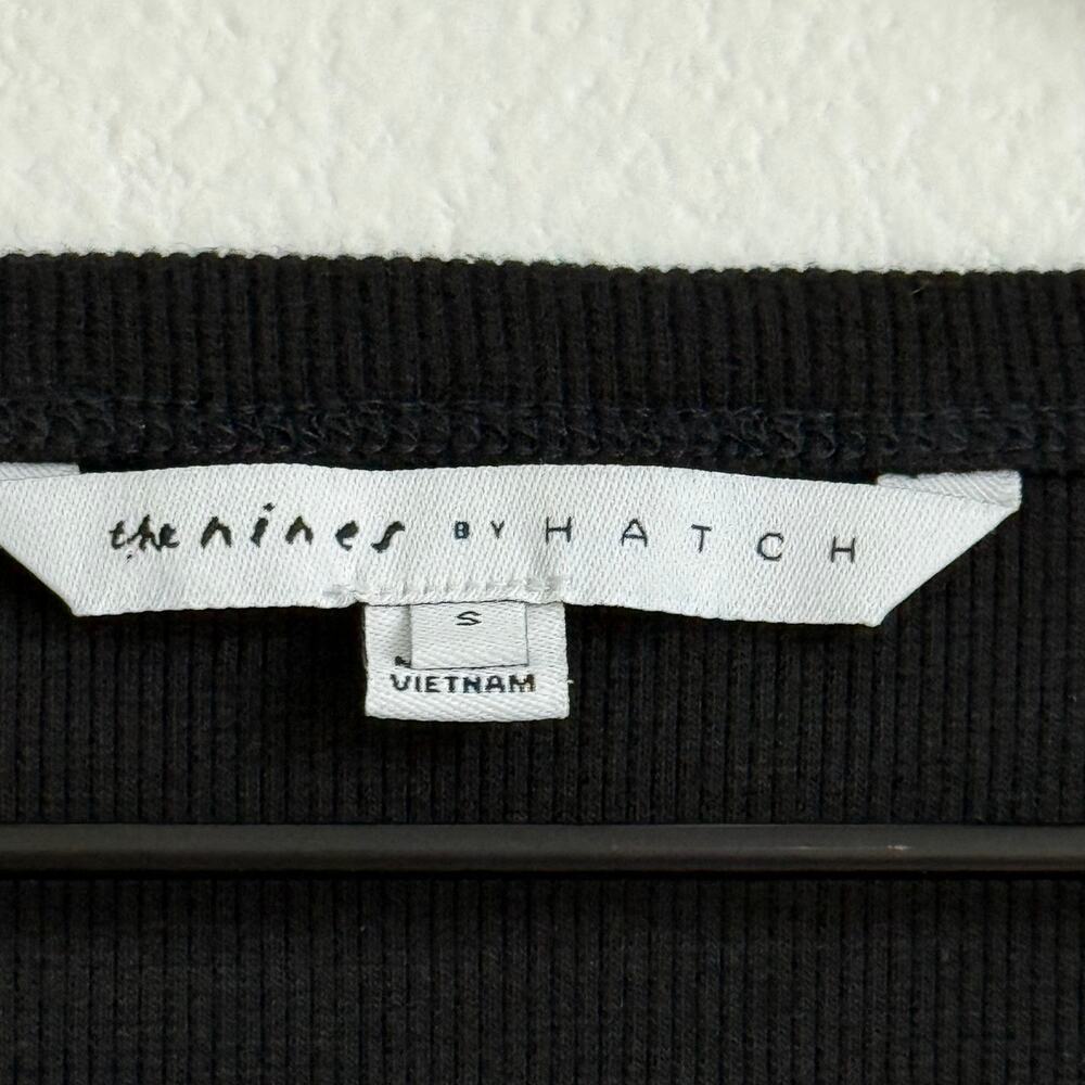 The Nines by Hatch Ribbed Knit Flutter Sleeve Dress Maternity Bodycon Scoopneck - Picture 3 of 7